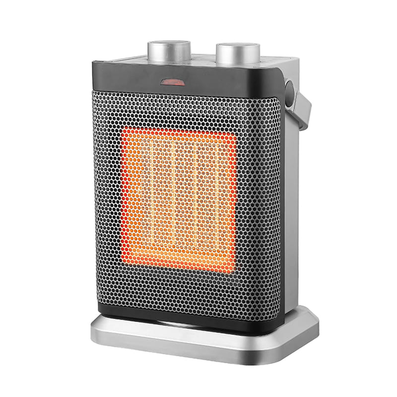 Pemanas PTC listrik 3-kecepatan 1800W dengan lampu dan pegangan indikator Pemanas PTC listrik 3-kecepatan 1800W dengan lampu dan pegangan indikator